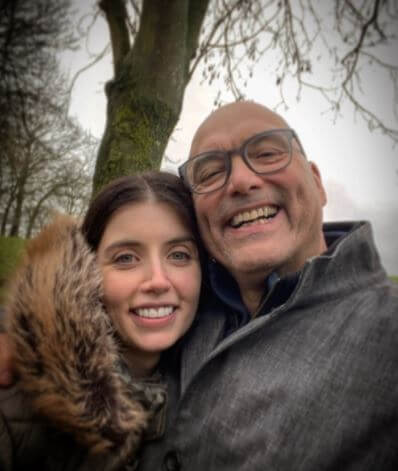 Christine Wallace ex husband Gregg Wallace with his wife Anne Marie Sterpini.